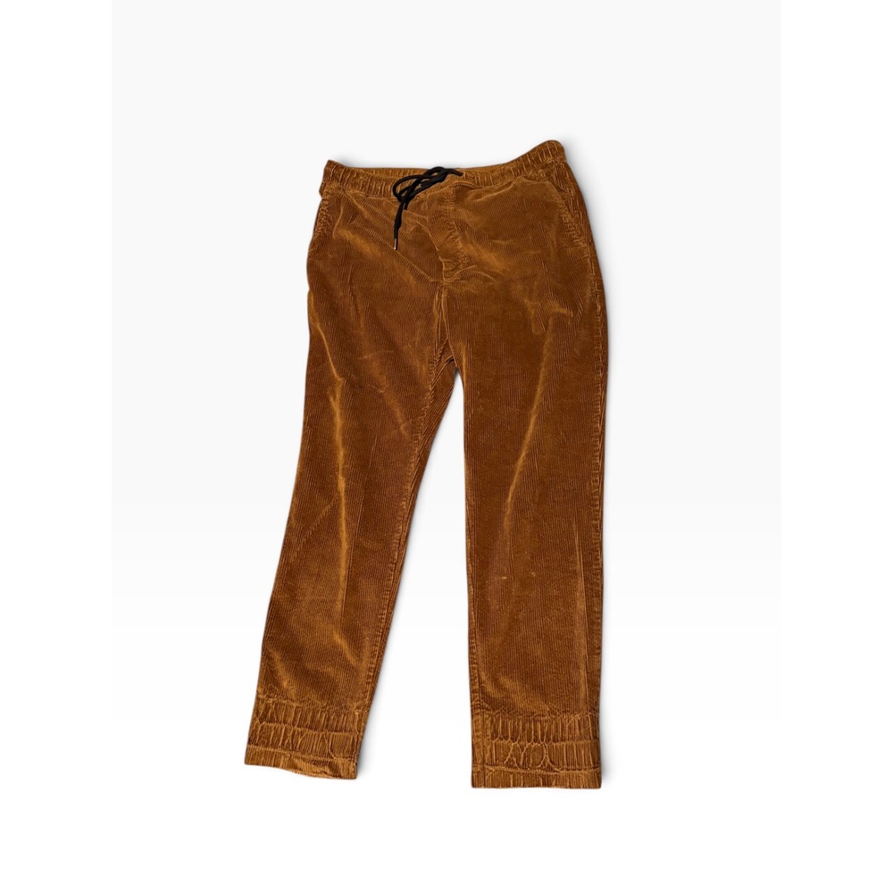 American Eagle Mens Ne(x)t Level Flex Corduroy Joggers Brown Size L 4264 preppy